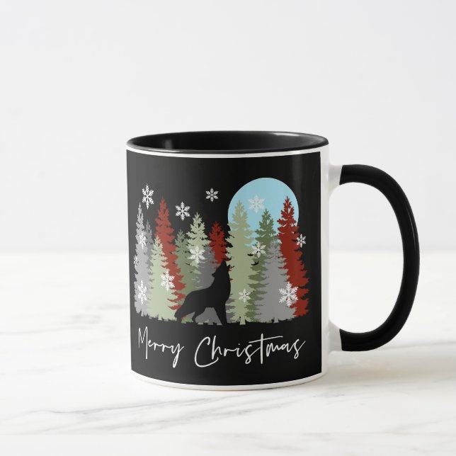 Taza Holling En El Bosque, Feliz Árboles De Navidad (Derecha)
