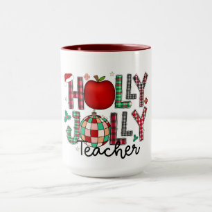 Taza Holly Jolly Teacher