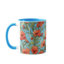 Hollyhock Coffee Mug