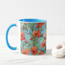 Taza Hollyhock Coffee Mug