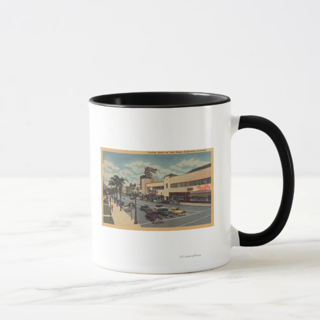 Taza Hollywood, CALooking South en Vine Street View (Derecha)