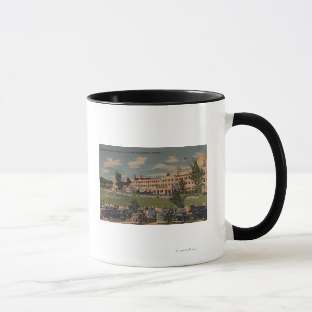 Taza Hollywood, FL - Desfile de cadetes en la Academia  (Derecha)