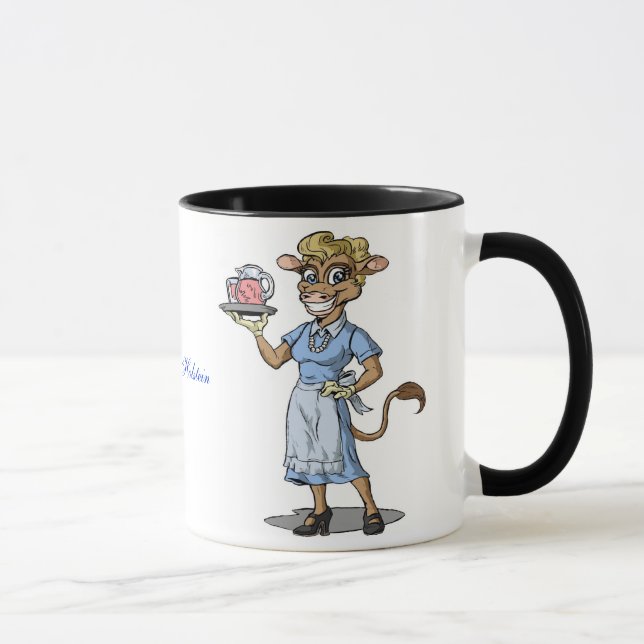 Taza Holstein Cow Coffee Mug | Qwiznibet.com (Derecha)