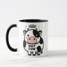 Taza Holy Cow Zen – Vaca linda con halo