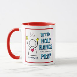 TAZA HOLY HANDS MUG