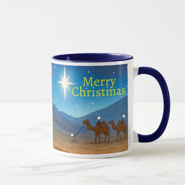 Taza Holy Night Selfie Christmas 11 oz Coffee Mug (Derecha)