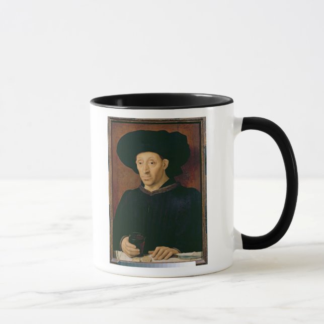 Taza Hombre con un vidrio de vino (Derecha)