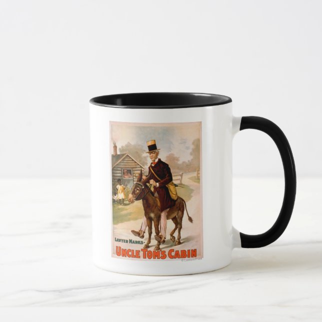 Taza Hombre de cabaña y teatro de burro del tío Tom (Derecha)