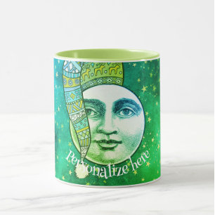 Taza Hombre de cosecha en luna caprichoso invierno gorr
