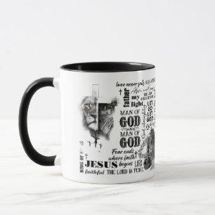 Taza Hombre de Dios Mug Cristiano Religioso