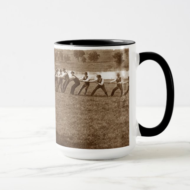 Taza Hombre de los años 1890: El río Fox Elgin de Tung- (Derecha)