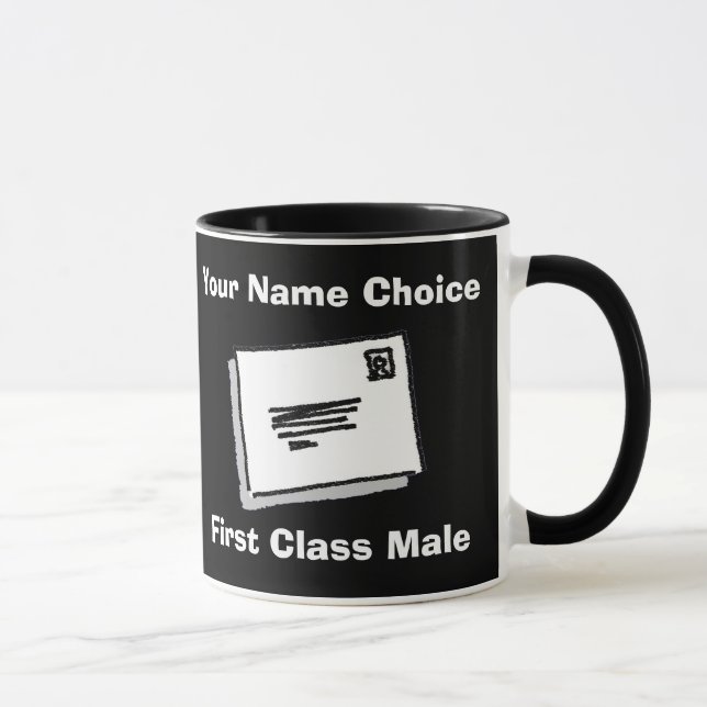 Taza Hombre de primera clase con nombre personalizado (Derecha)