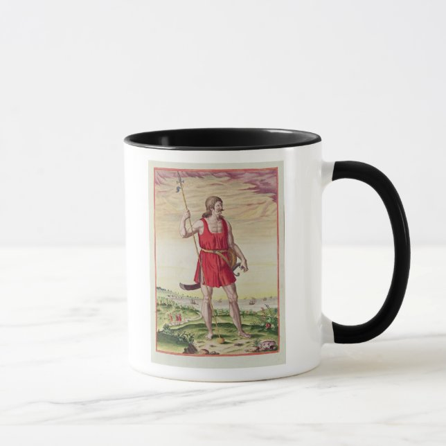 Taza Hombre de una tribu vecina al Picts (Derecha)