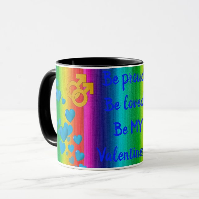 Taza Hombre del amor del arcoiris (Anverso izquierdo)