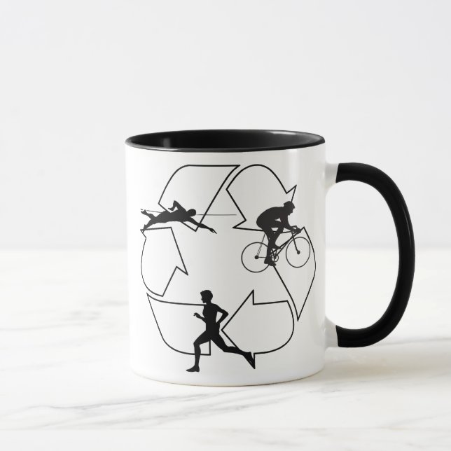 Taza Hombre del Triathlon (Derecha)