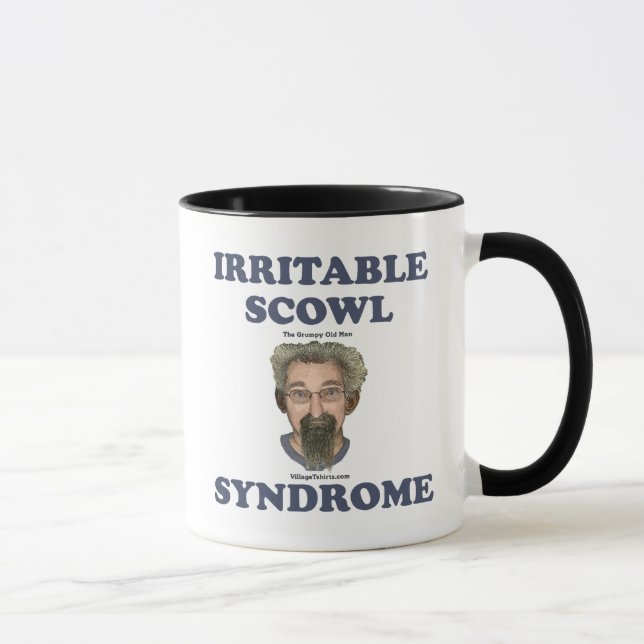 Taza Hombre gruñón del ceño irritable viejo (Derecha)