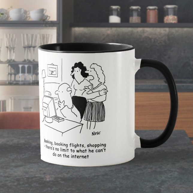 Taza Hombre incompetente en la computadora (Subido por el creador)