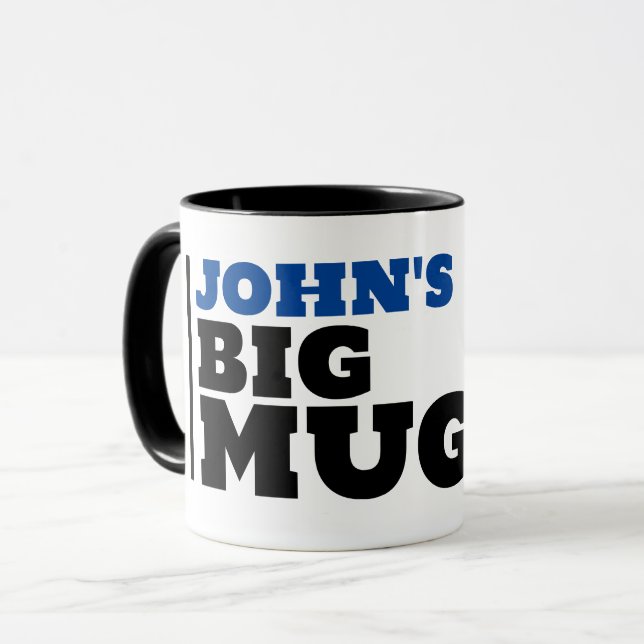 TAZA HOMBRE PERSONALIZADO BIG MUG COFFEE MUG (Anverso izquierdo)