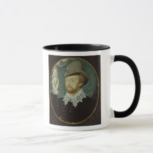 Taza Hombre que abrocha la mano de una nube