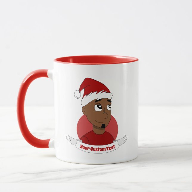 Taza Hombre sonriente personalizado Mug (Izquierda)