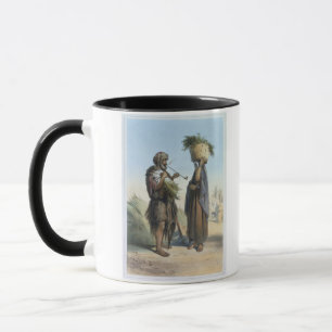 Taza Hombre y mujer, ilustracion del Fellah 'del Valle