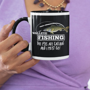 Taza Hombres de la afición del pescador del pescador d