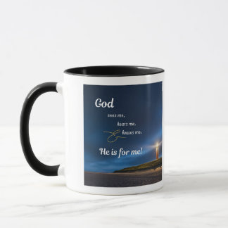Taza Hombres - Dios me escucha y me conoce