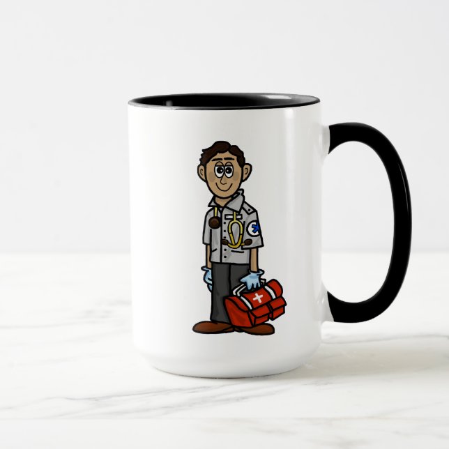 Taza Hombres EMA Nombre trabajador Mug Olive Skinin o T (Derecha)