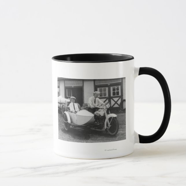 Taza Hombres en la motocicleta Harley Davidson con Side (Derecha)