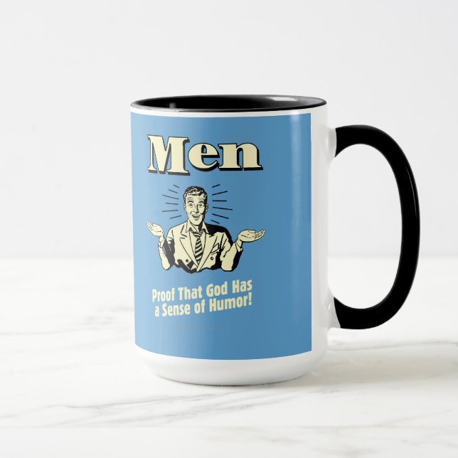 Taza Hombres: Sentido Del Humor (Derecha)