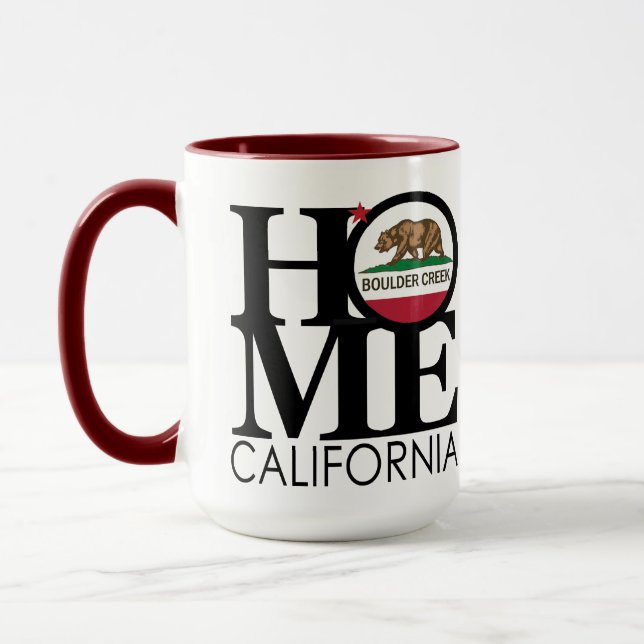 Taza HOME Boulder Creek CA (Izquierda)