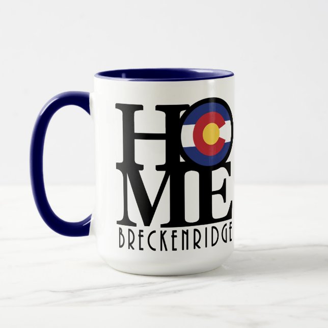 Taza HOME Breckenridge Colorado (Izquierda)