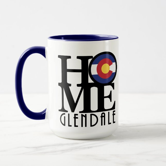 Taza HOME Glendale CO 15oz (Izquierda)