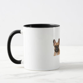 Taza Home is Where the Frenchie Is Coffee Mug