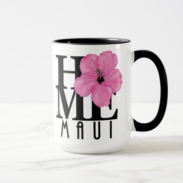 Taza HOME Maui Pink 15oz (Derecha)