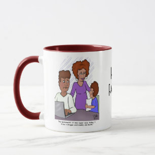 Taza Homework Combo Mug