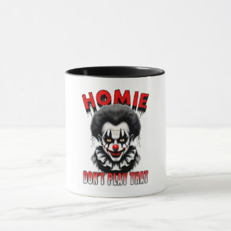 Taza Homie Clown - Mug de dos tonos de 11 oz