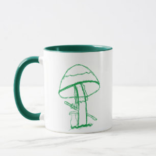 Taza Hongo Gángster Con Una Katana