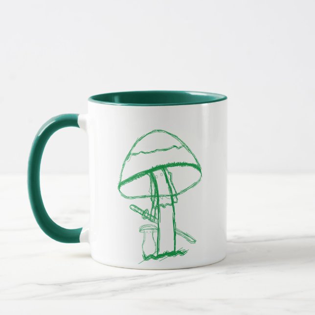Taza | Hongo Gángster Con Una Katana (Izquierda)