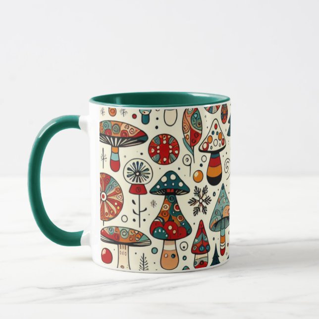 Taza Hongos festivos (Izquierda)