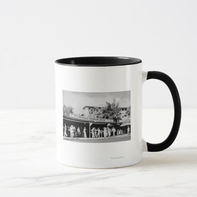 Taza Honolulu, HA - Vista de Honolulu (Derecha)