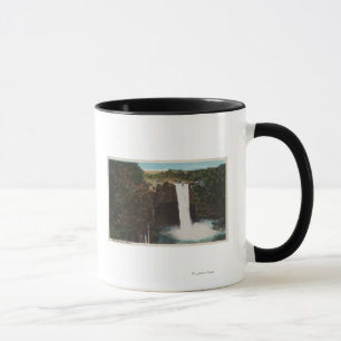 Taza Honolulu, HI - vista de las caídas del arco iris