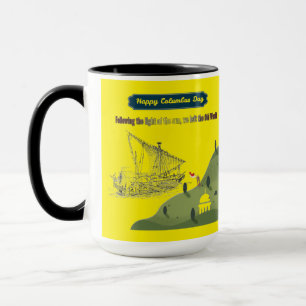 Taza Honor a Colón amarillo