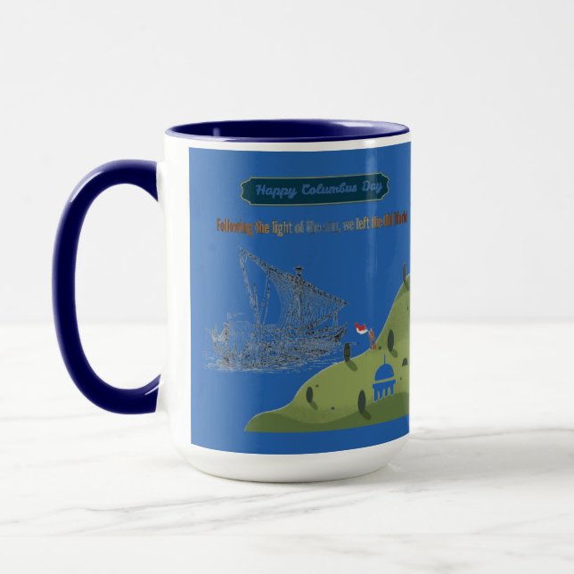 Taza Honor a Colón azul (Izquierda)