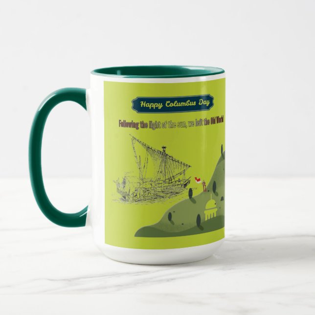 Taza Honor a Columbus limón (Izquierda)