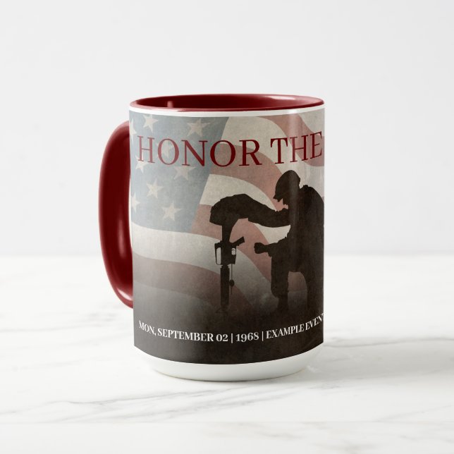 Taza Honor a los caídos (Anverso izquierdo)