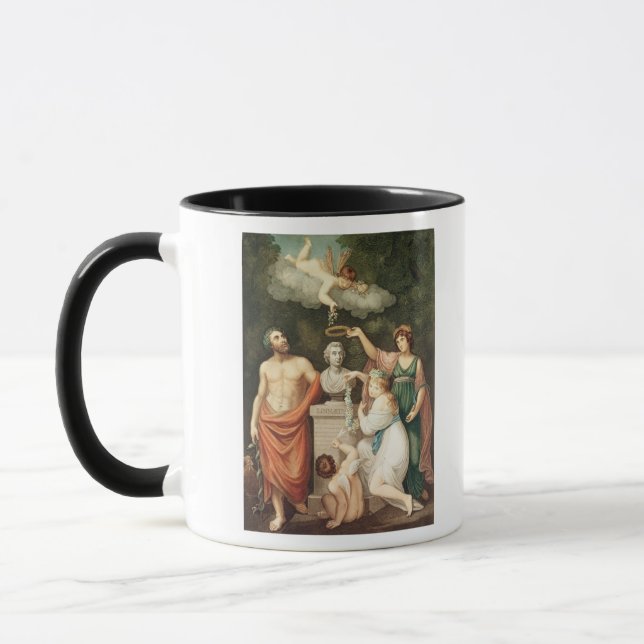 Taza Honrar el busto de Linnaeus (Izquierda)