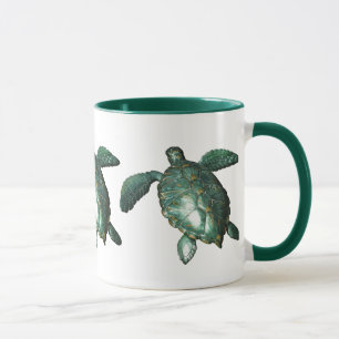 Taza Honu - Tortuga del Mar Verde