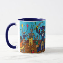 Taza "Hora de fiesta de pirata robot"