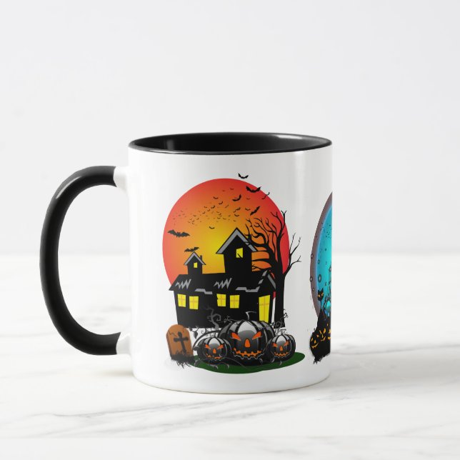 Taza Hora de la fiesta de Halloween (Izquierda)